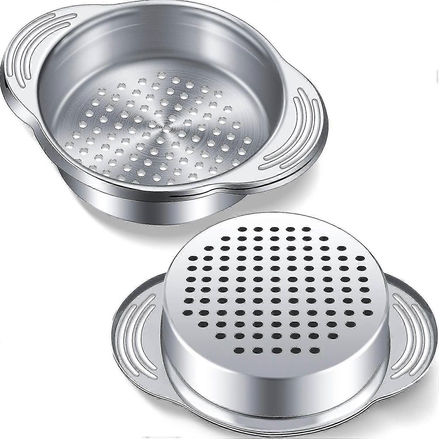 Filtro per tonno in acciaio inossidabile Food Can Strainer (2 pezzi)