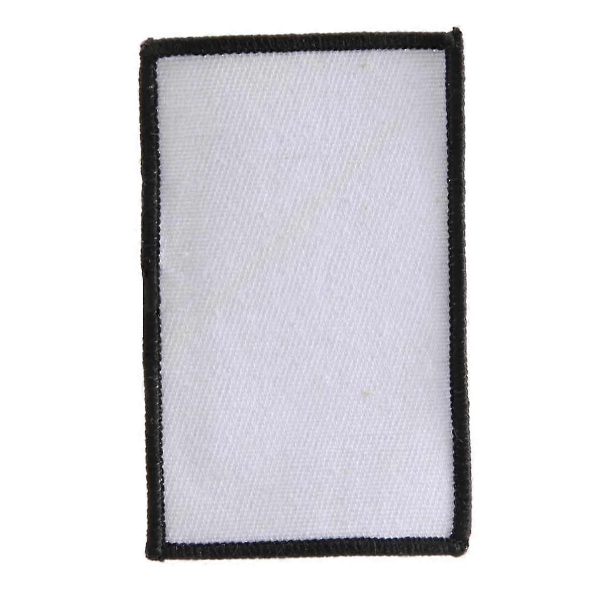 30 Pieces Sublimation Iron-on Patches Fabric, 5 Shapes Sublimation Blanks Patches Repair Patches for DIY Crafts, Hats