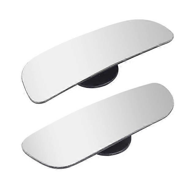 2pcs Wide Angle Long Mirror Car Auxiliary Rearview Mirror 360 Rotation Adjustable Auto Motorcycle Universal Blind Spot Mirrors