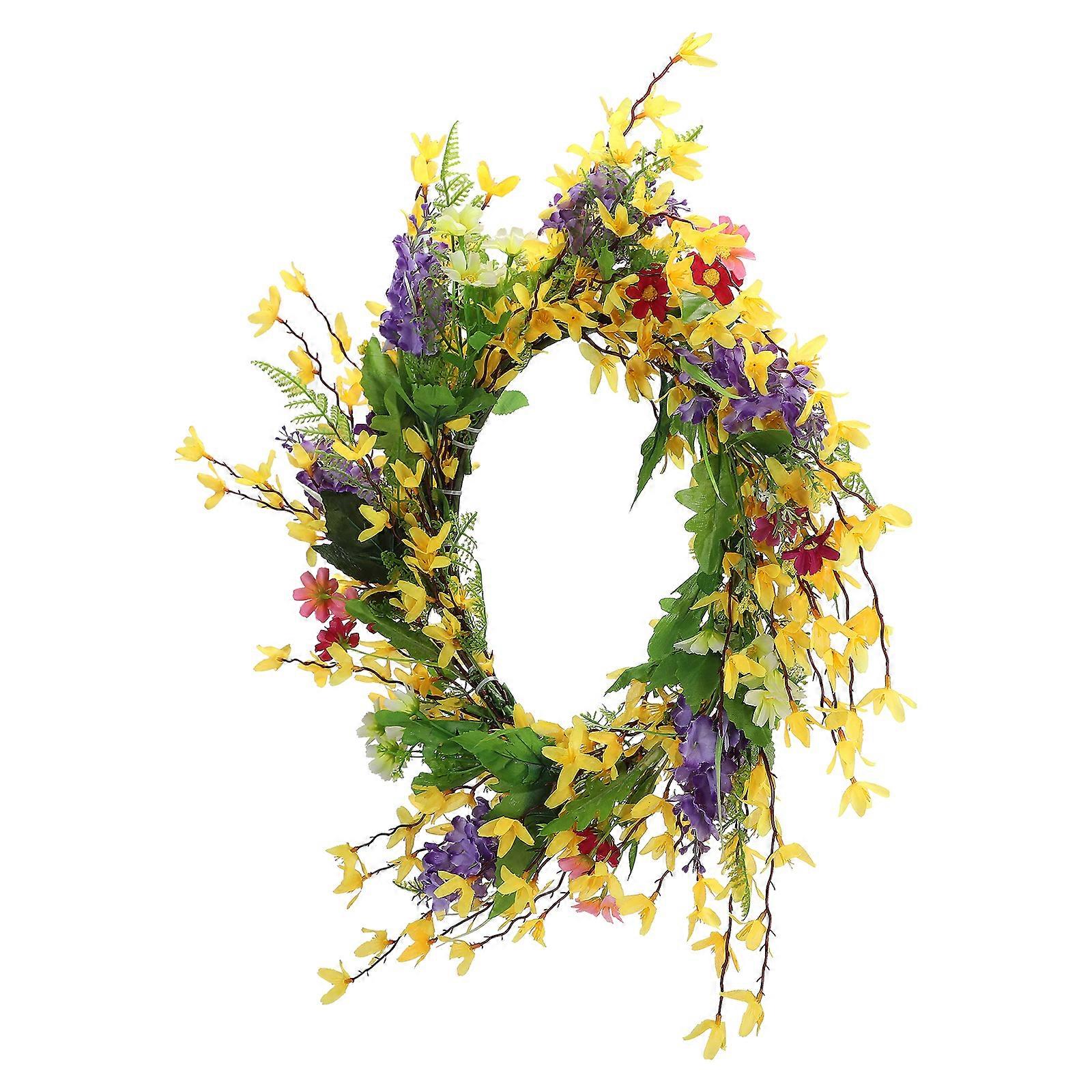 Lavender Artificial Wreath Door Decoration