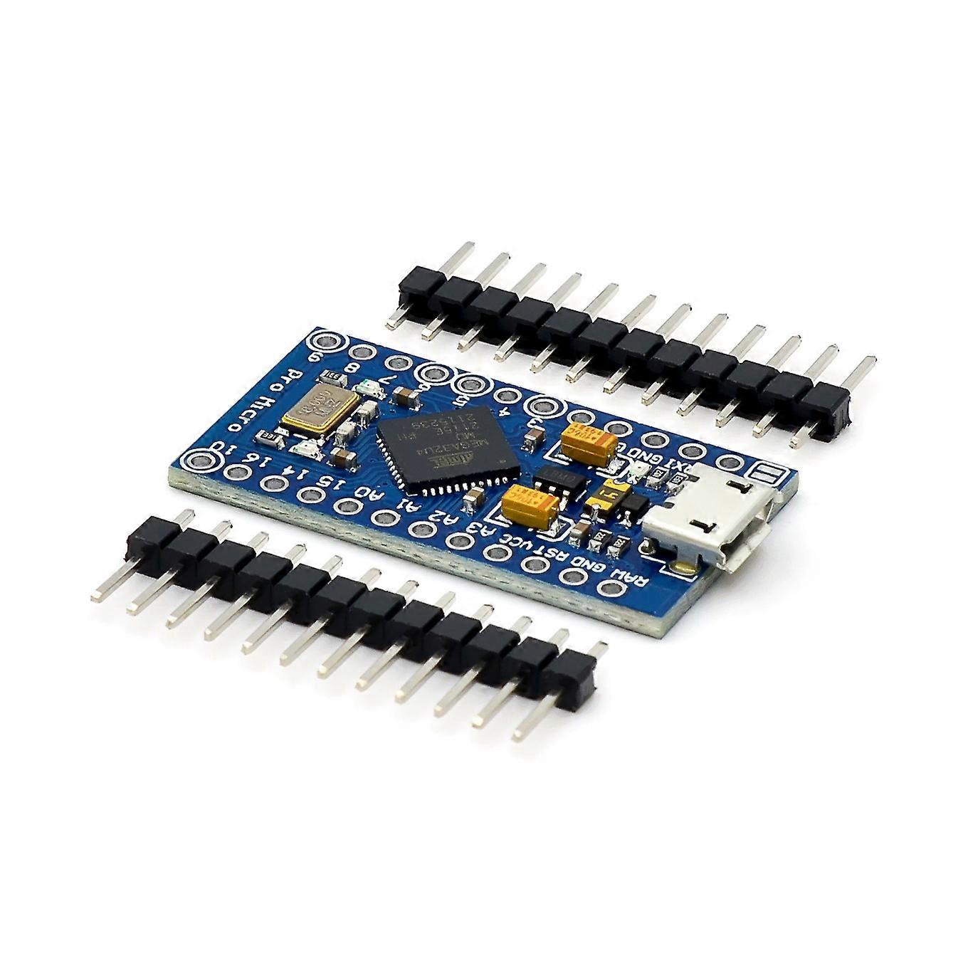 Ny Pro Micro til arduino ATmega32U4 5V/16MHz modul med 2 rækkede pin header til Leonardo på lager . bedste kvalitet