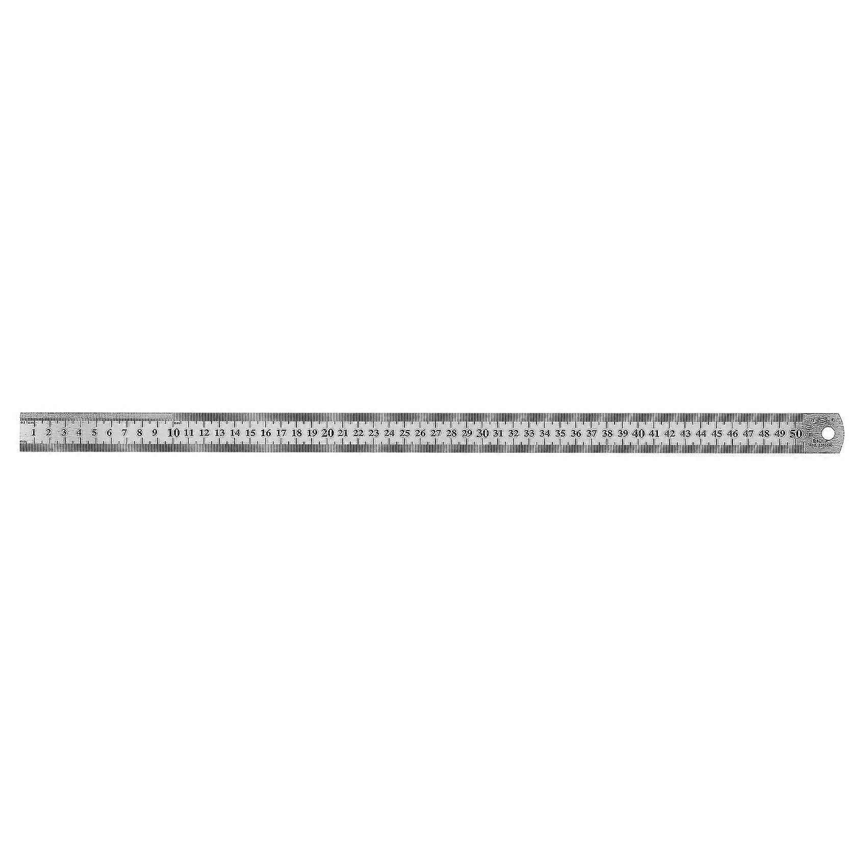 Groove Right Stainless Steel Metric Ruler 50 Cm Stainless Metric Ruler