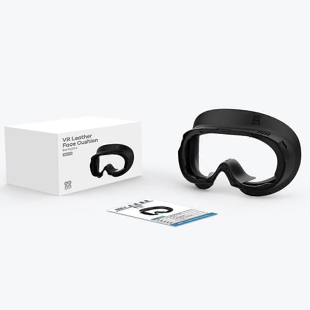 Maschera in pelle per Pico 4 Vr Maschera in pelle per cuffie Sostituzione della copertura in pelle lavabile a prova di sudore