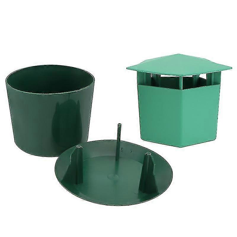 2pcs Practical Garden Snail Trap Physical Destruction Snail Cage(2 Styles Green)
