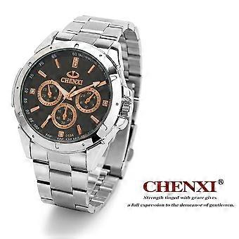 CHENXI Märke Kvarts Klocka Lover Topp Lyx Guld Klockor Män Klocka Stål Kvinnor Armbandsur Par Kvarts Klockor Relogio Masculino