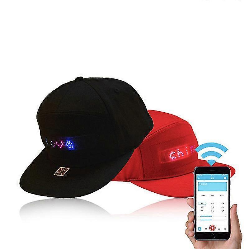 Glow Cap - Led Mobile Phone App Hat