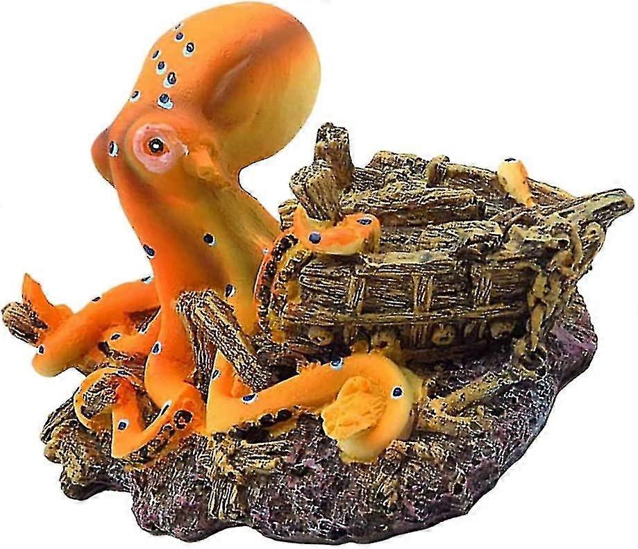 Simulation Octopus Landscape Fish Tank Decoration Decoration Aquarium Decoration T-x