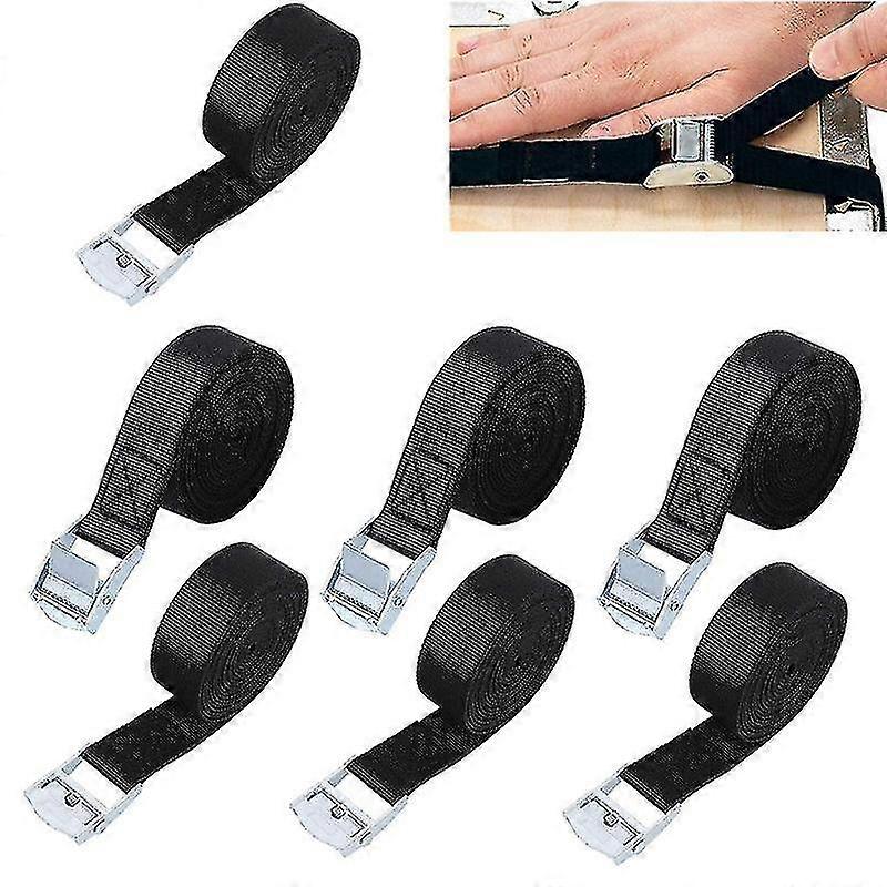 10pcs Zurrgurte Auto Dachträger Riemen Cam Schnalle Tie Down Strap