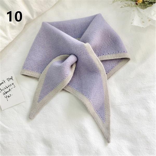 mote høst og vinter ull strikket skjerf kvinner vinter mini skjerf