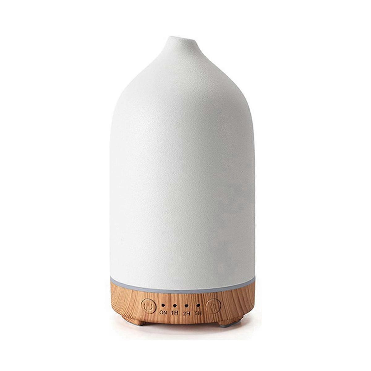 250ML Aromatherapy Essential Oil Diffuser Air Humidifier Cool with 7 Color LED Lights Ceramic Diffu