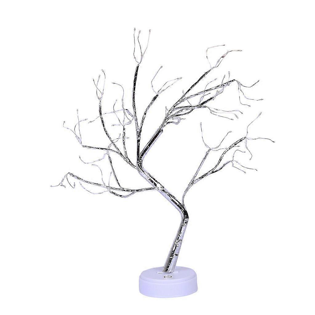 USB Battery-Operated Wire Desk Bonsai Tree Light With 108 LED Beads