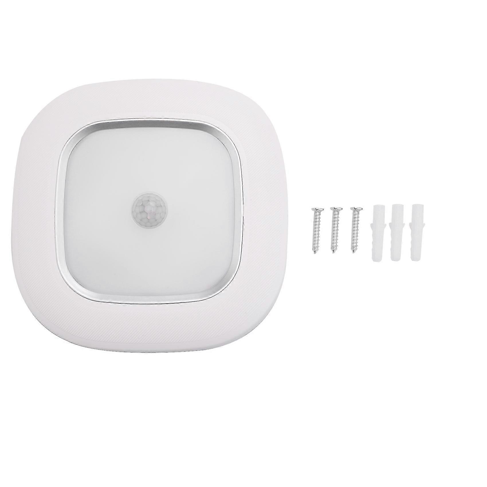 Motion Sensor Ceiling Light Indoor Wireless Led Ceiling Light Battery Powered For Stairway White Li