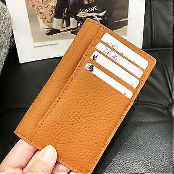 Genuine Leather Zip-Around Wallet For Women – Credit Card Holder Wristlet Clutch