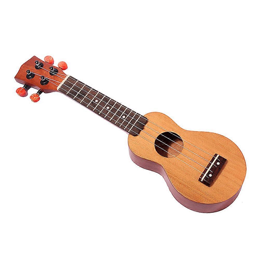 Mini Pocket Ukelele Spruce/Sapele Rosewood Fretboard Stringed Instrument 4 Strings with Sound Hole