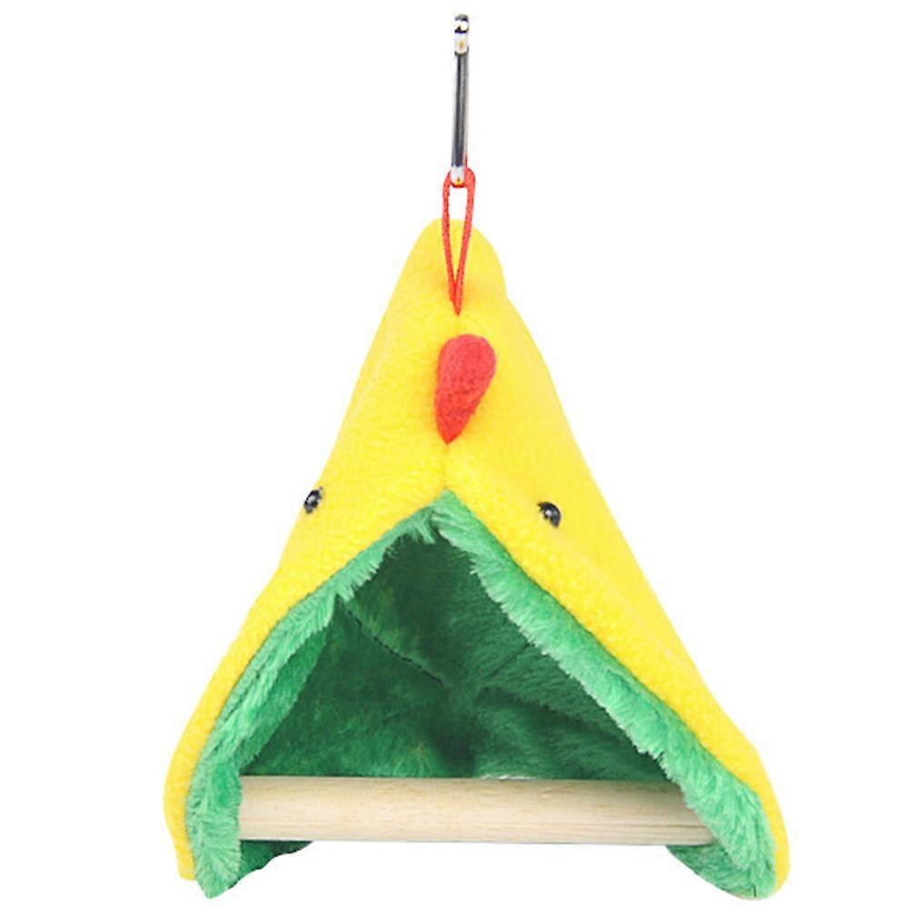 1Pc Parrot Swing Plush Nest Creative Funny Warmth Parrot Fossa Bird Hanging Tent