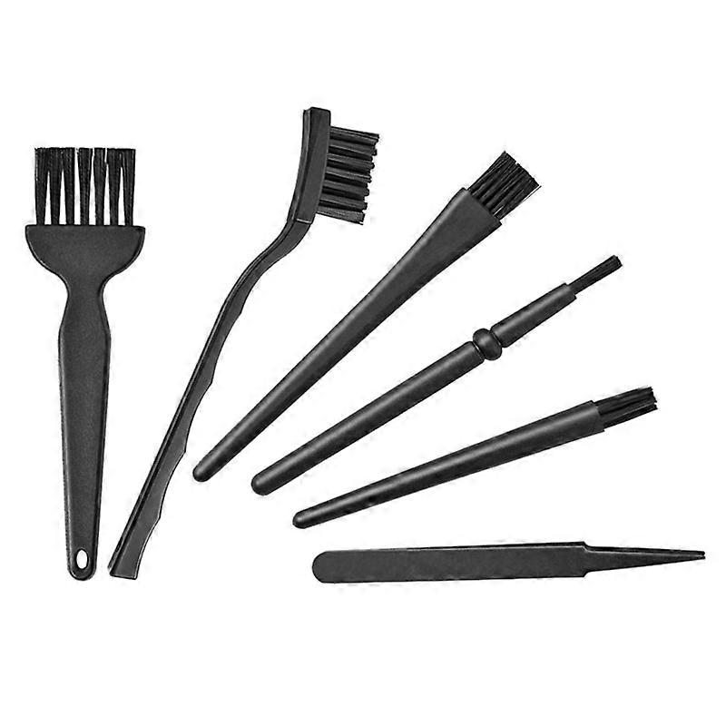 6Pcs Plastic Portable Handle Anti Static Cleaning Keyboard PCB Gaps Brushes JIKAIX