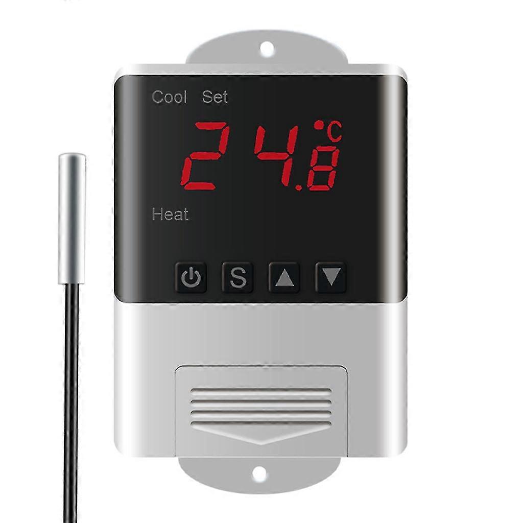 110v-230vac 10a Temperature Controller 2 Way Heating Cooling Ouput Thermostat