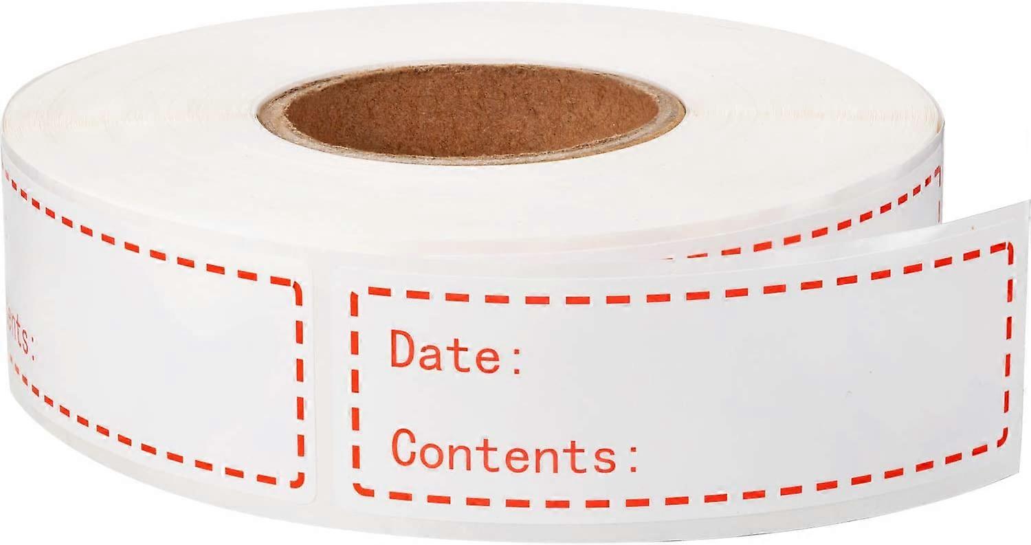 500 kpl keittiöruokatarrat itseliimautuva jääkaappi päivämäärätarrarulla kotiravintolan jääkaappisäiliöön