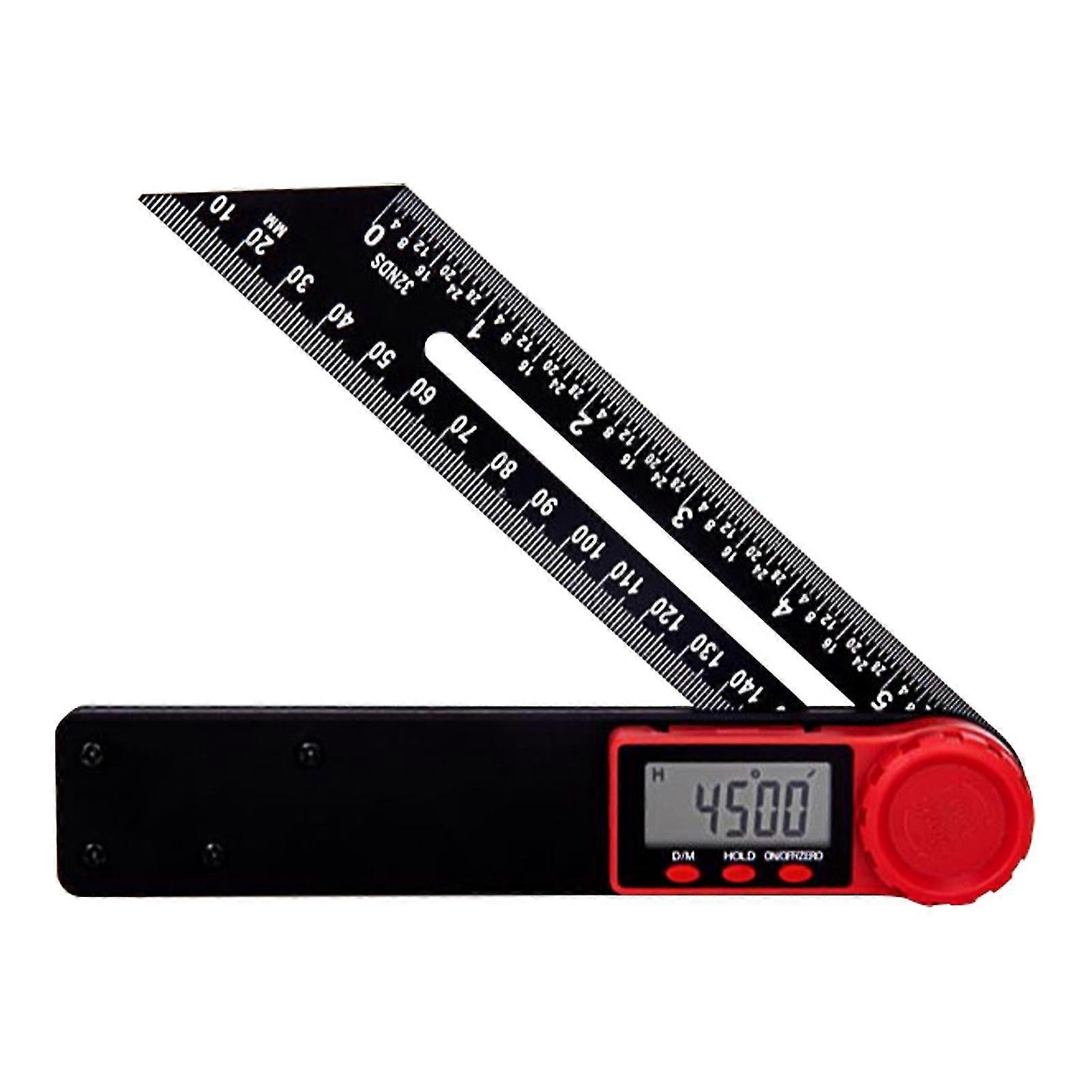 Digital Finder Angle Protractor Durable Lcd Display Woodworking 0-360 Degree