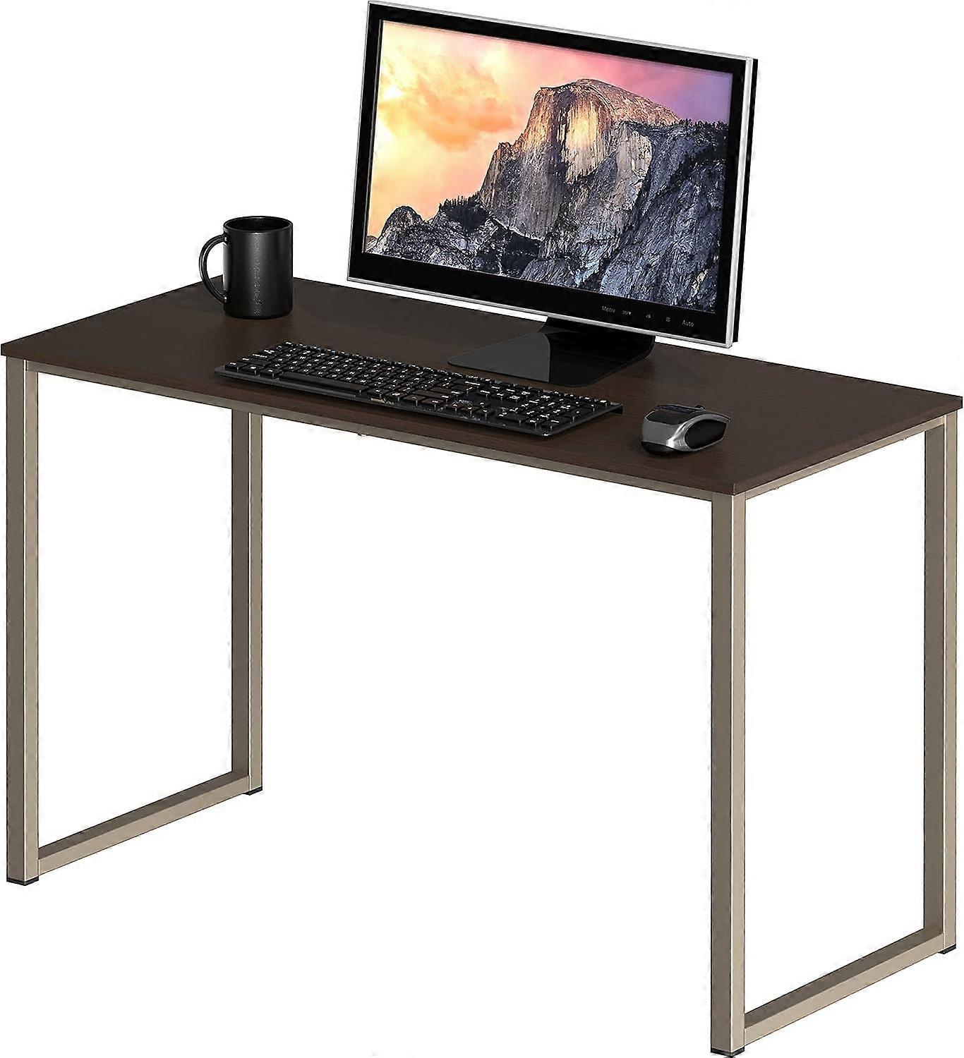 Home Office 100cm Computer Desk, Black Espresso 32-Inch