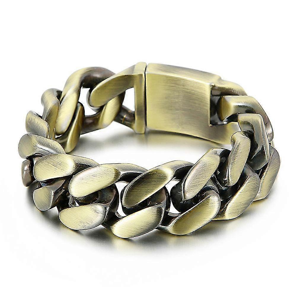 Bronze Titanium Steel Bracelet Simple Design