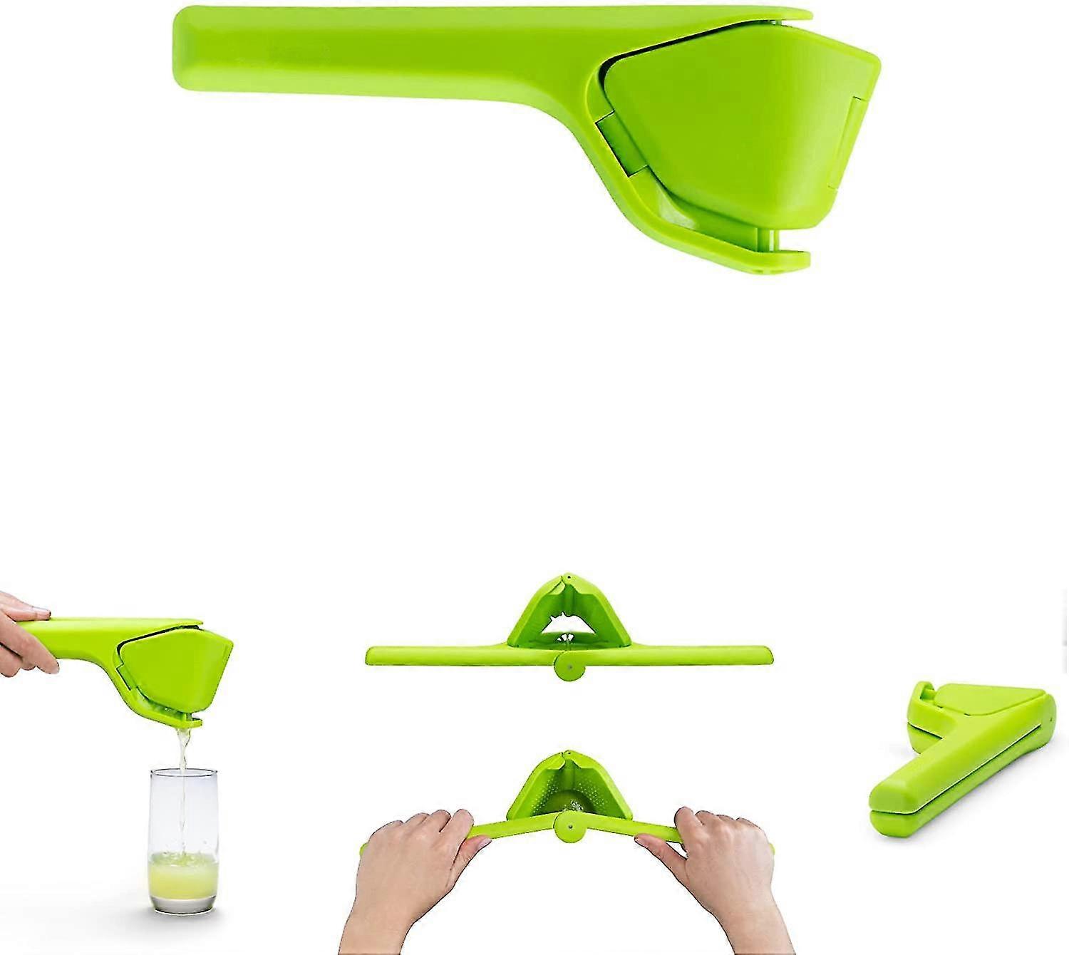 Lemon Juicer, Easy Squeeze Manual Lemon Juicer, Citrus Juicer That Folds Flat, Lemon Squeezer With Sideways Pivot