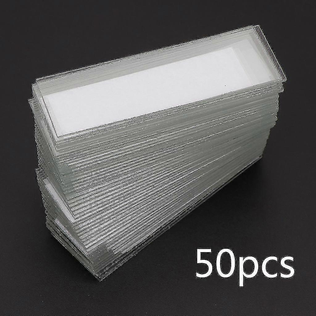 50pcs 1mm Thickness Cavity Glass Coverslips Single Concave Microscope Glass Slid