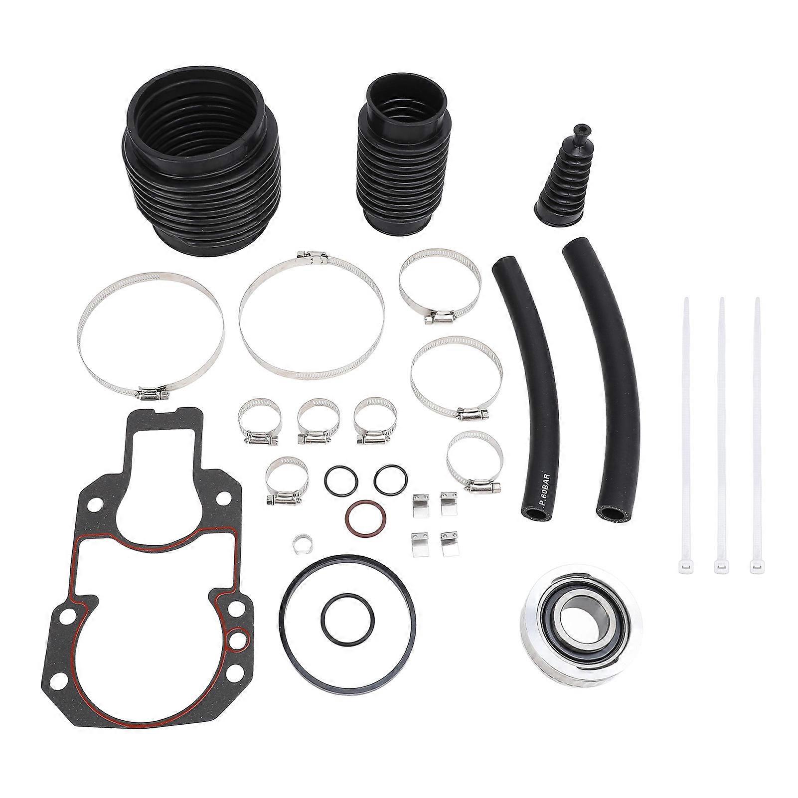 Transom Seal Bellows Kit with Gimbal Bearing 30-803097T1 Transom Repair Kit Replacement for Mercruiser Alpha One Gen 1