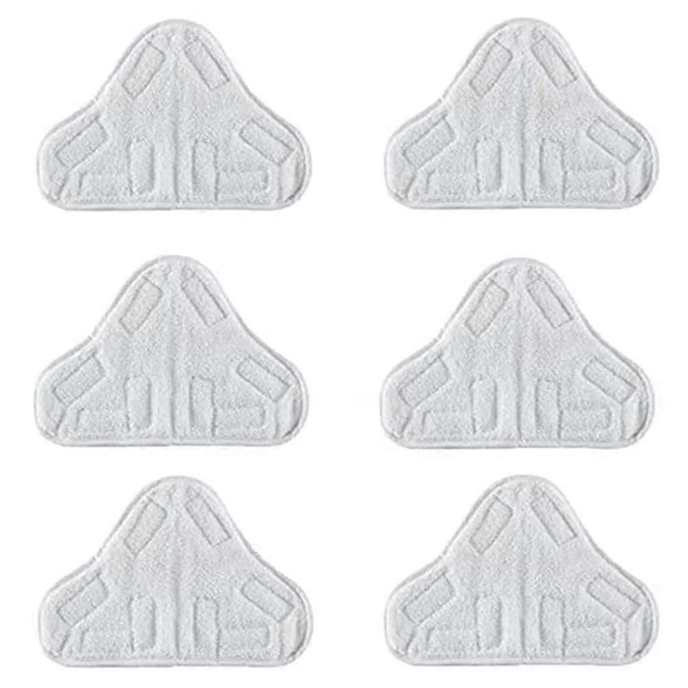 6pcs Replacement Pads Compatible For Mop Cleaner Floor Washable Microfibre Pads