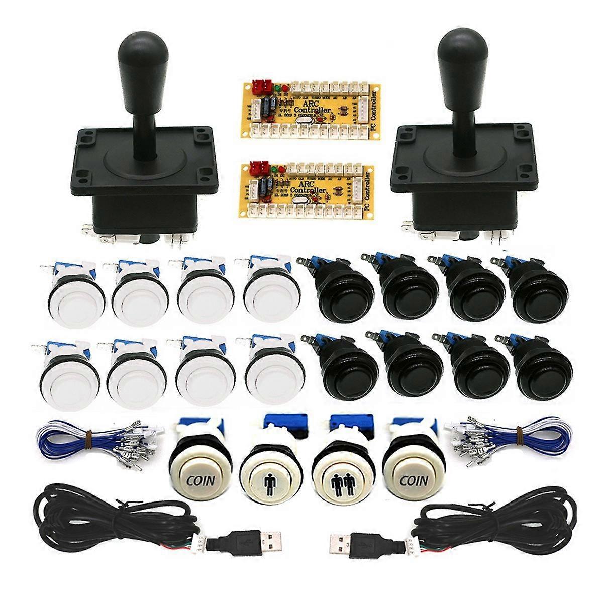 For Arcade Game DIY Kit USB Board Controller for Pc Zero Delay US Style 8 Way Joystick E