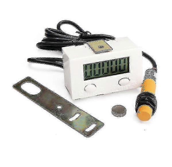 Counter ，0-99999 Lcd Digital Display Electronic Counter Punch Magnetic Induction Proximity Switch Reciprocat