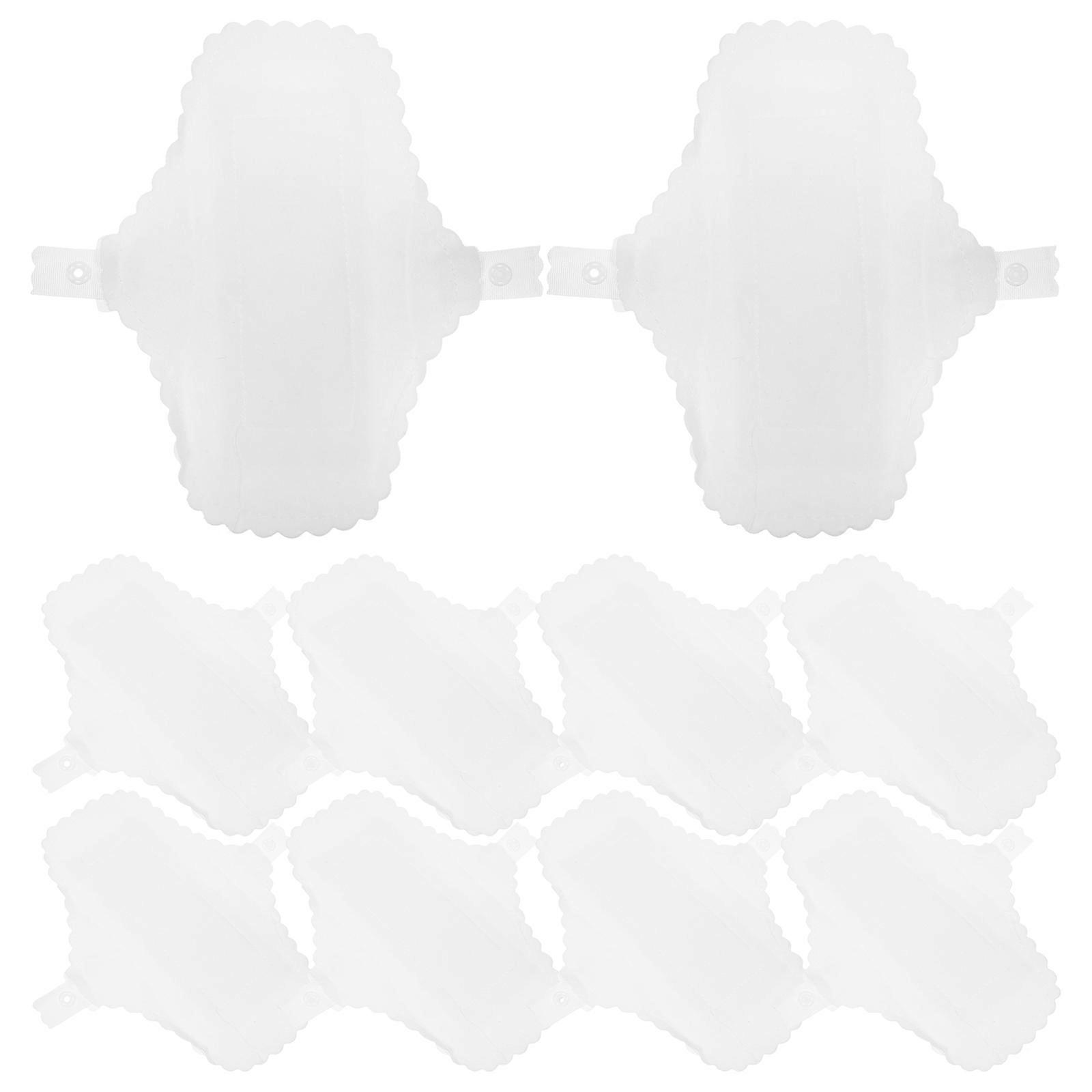 10 Pcs Tampons De Coton Réutilisables Serviettes Menstruelles Serviettes Sanitaires pour Femmes Filles