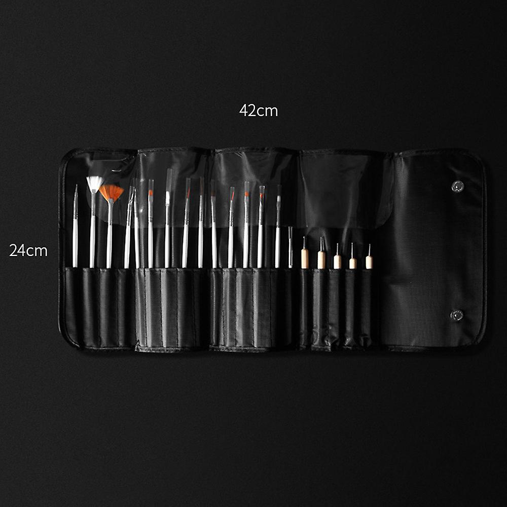 20pcs Professionele Nail Art Design Schilderij Detaillering Penselen En