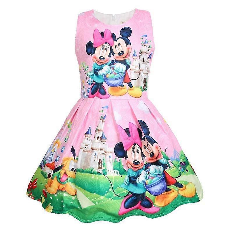 minnie mouse dress for birthday party Minnie Mouse Costume Girls Dress up Princess Toddler Cute Polka Dots F –  Babykayla fashion main image 0