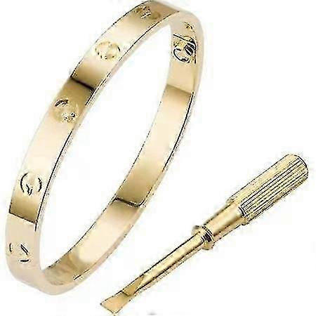 ラグジュアリーデザイナー316lステンレススチール18kゴールドメッキブランドラブねじ込み