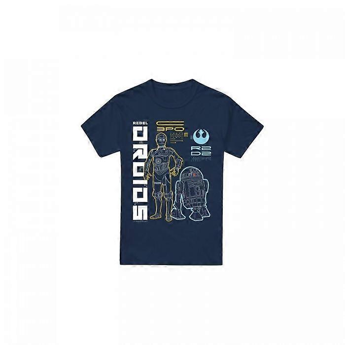 Star Wars férfi lázadó droidok póló