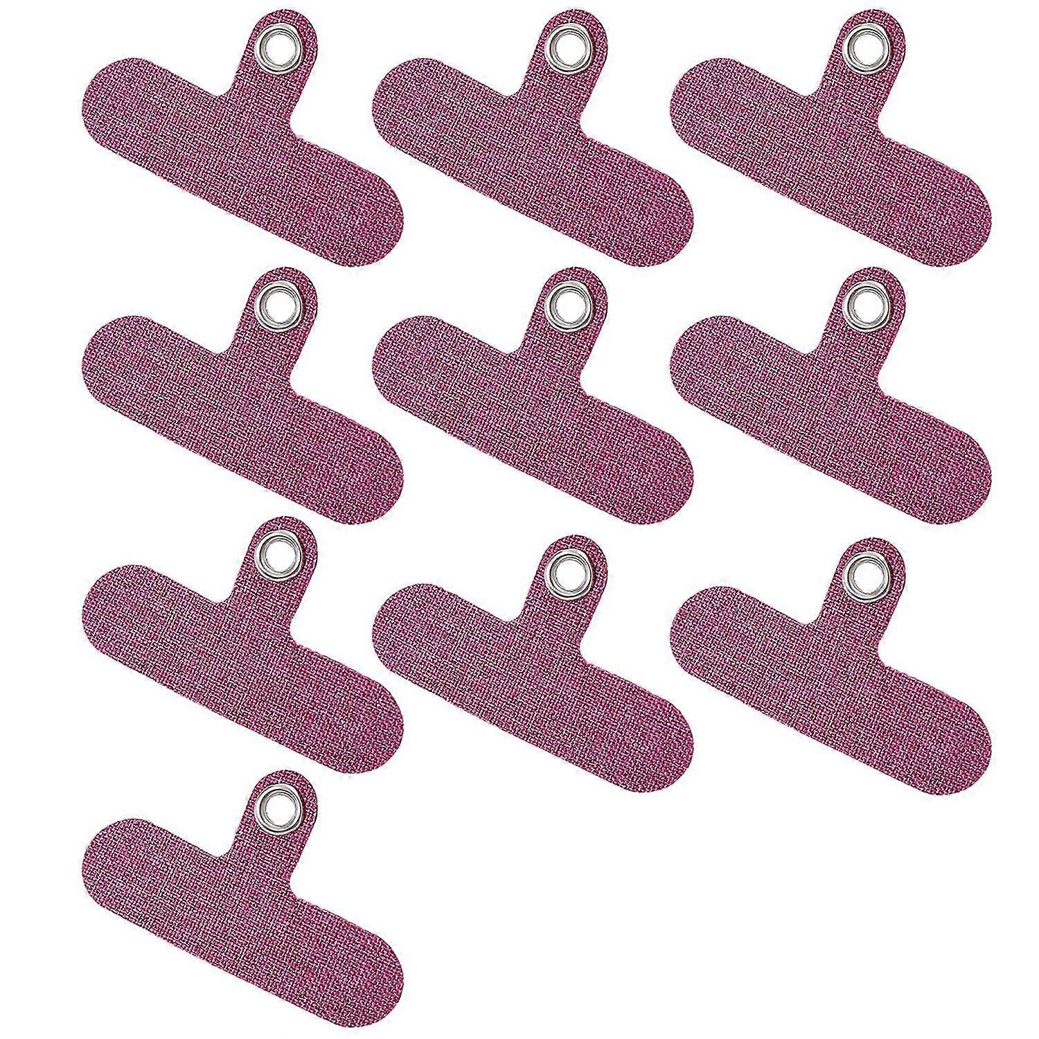 10Pcs Phone Tether Tabs Lanyard Patches Tear-resistant Easy Installation Versatile Soft Plastic