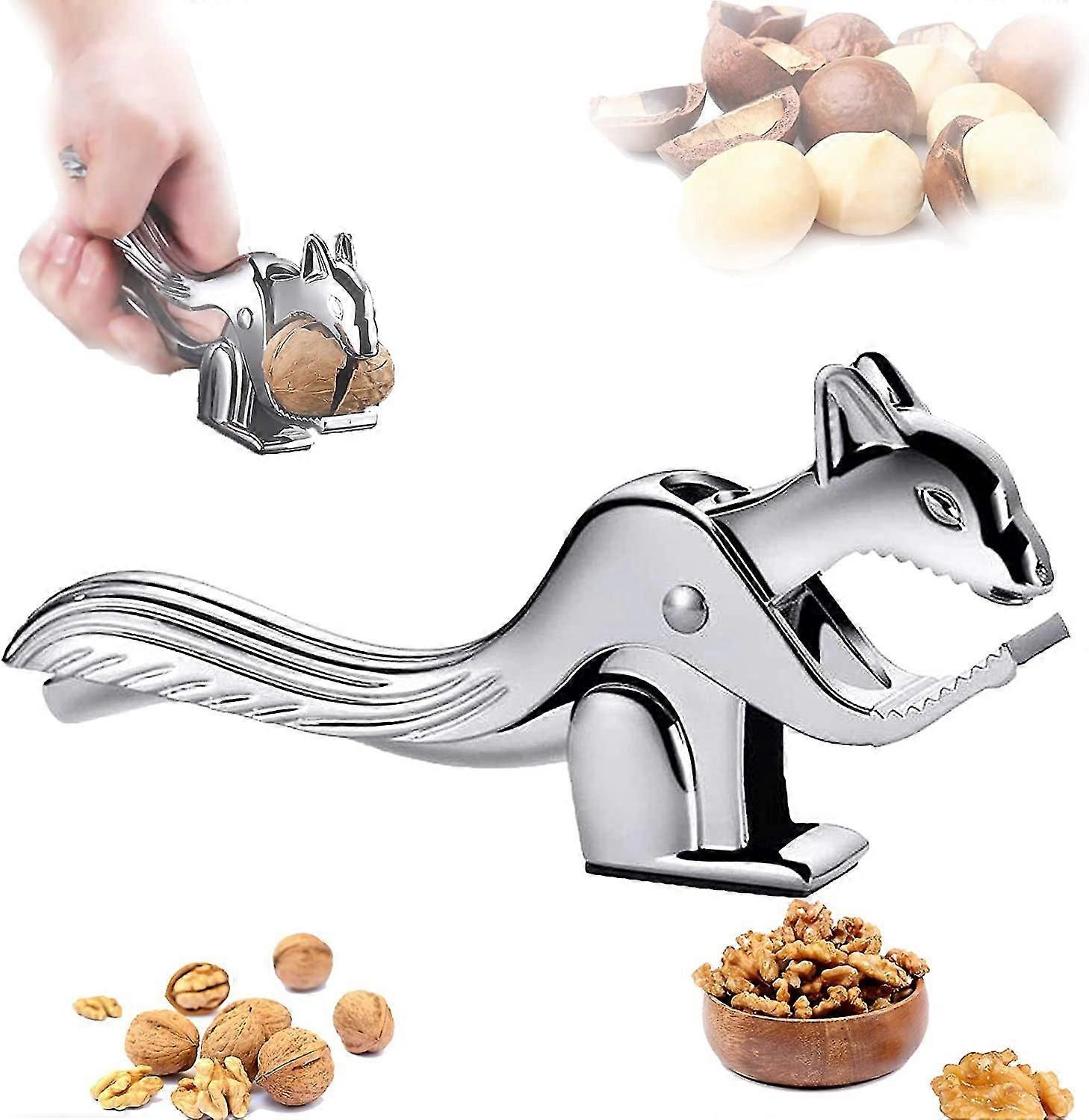 Cast-iron Nutcraer In Squirrel Design, Stainless Steel,0651