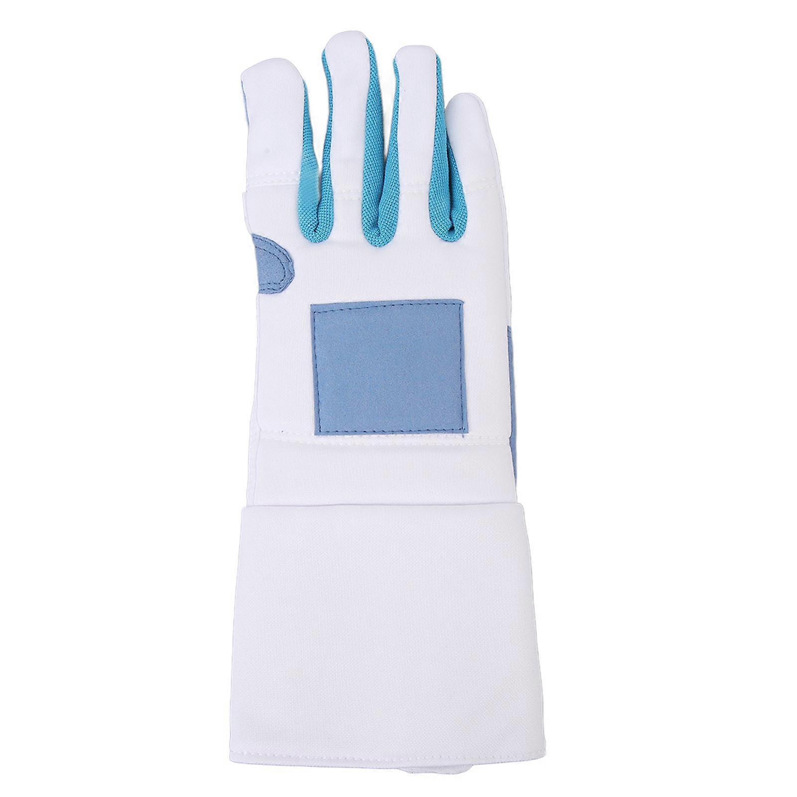 Fencing Glove Right Hand Anti Slip Knitted Fabric Comfortable Fit Fencing Training Glove for Saber Foil Epee L