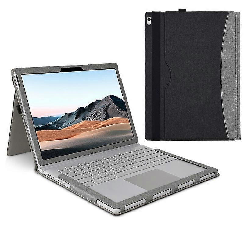 Para MicroSoft Surface Book 3 / 2 / 1 Funda de cuero para portátil de 15 pulgadas