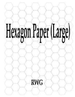 Hexagon Paper Large 50 Pages 85 X 11