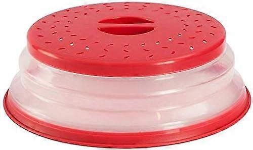 Microwave lid, foldable with steaming hole filter basket