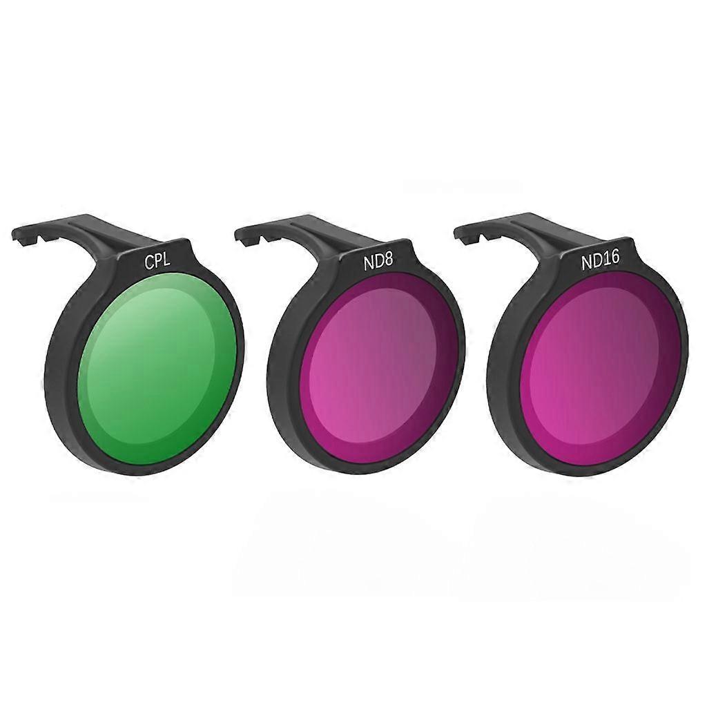 Quadcopter Filters Set Enhances Imagery For UAV, MCUV ND8 CPL Filter Set