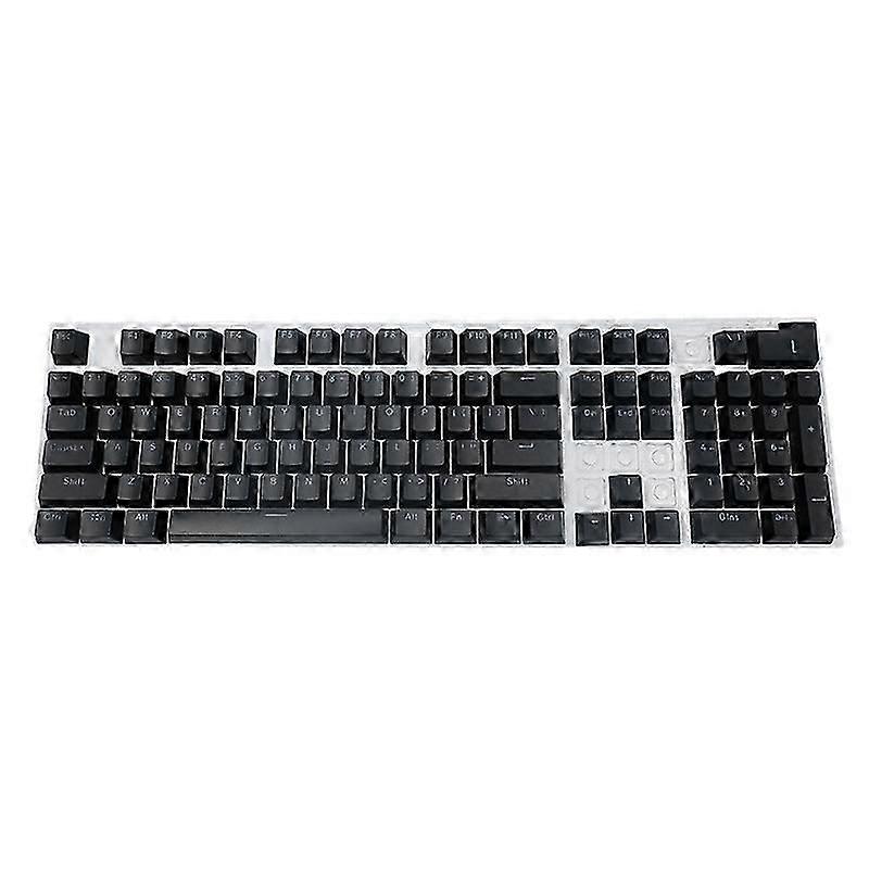 104 White Keys,Mechanical Keyboard Keycaps Game Keyboard Keys Wear Resistant No Oil White Keycaps f