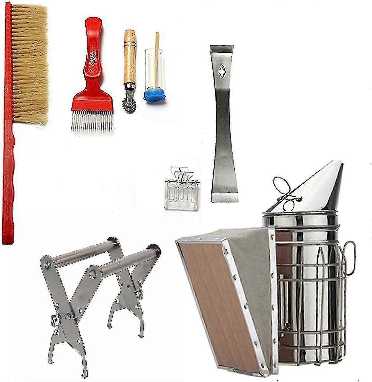 Beekeeping Tool Kit - 8 Piece Beekeeping Supplies Complete Kit - Beekeeping Supplies for Beekeeping