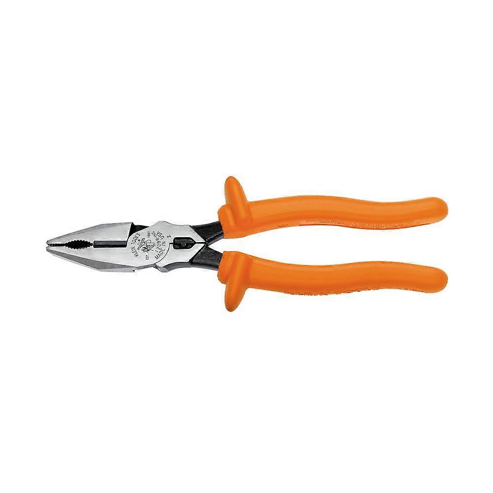 Insulated Universal Combination Pliers with Side Cutters and Crimper, 8 - Inch
