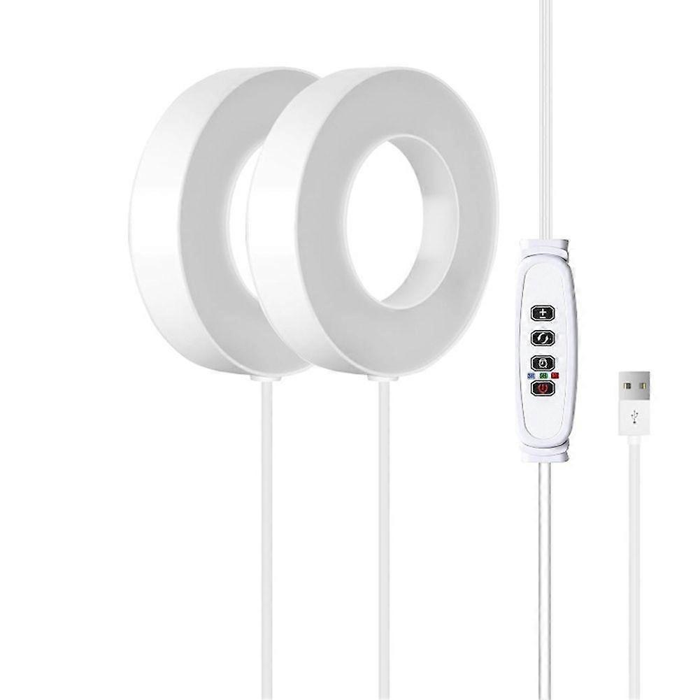 Full Spectrum LED Grow Light Auto On/Off Timer Ceiling Under Cabinet Plant Growing Lamp Red and Blu