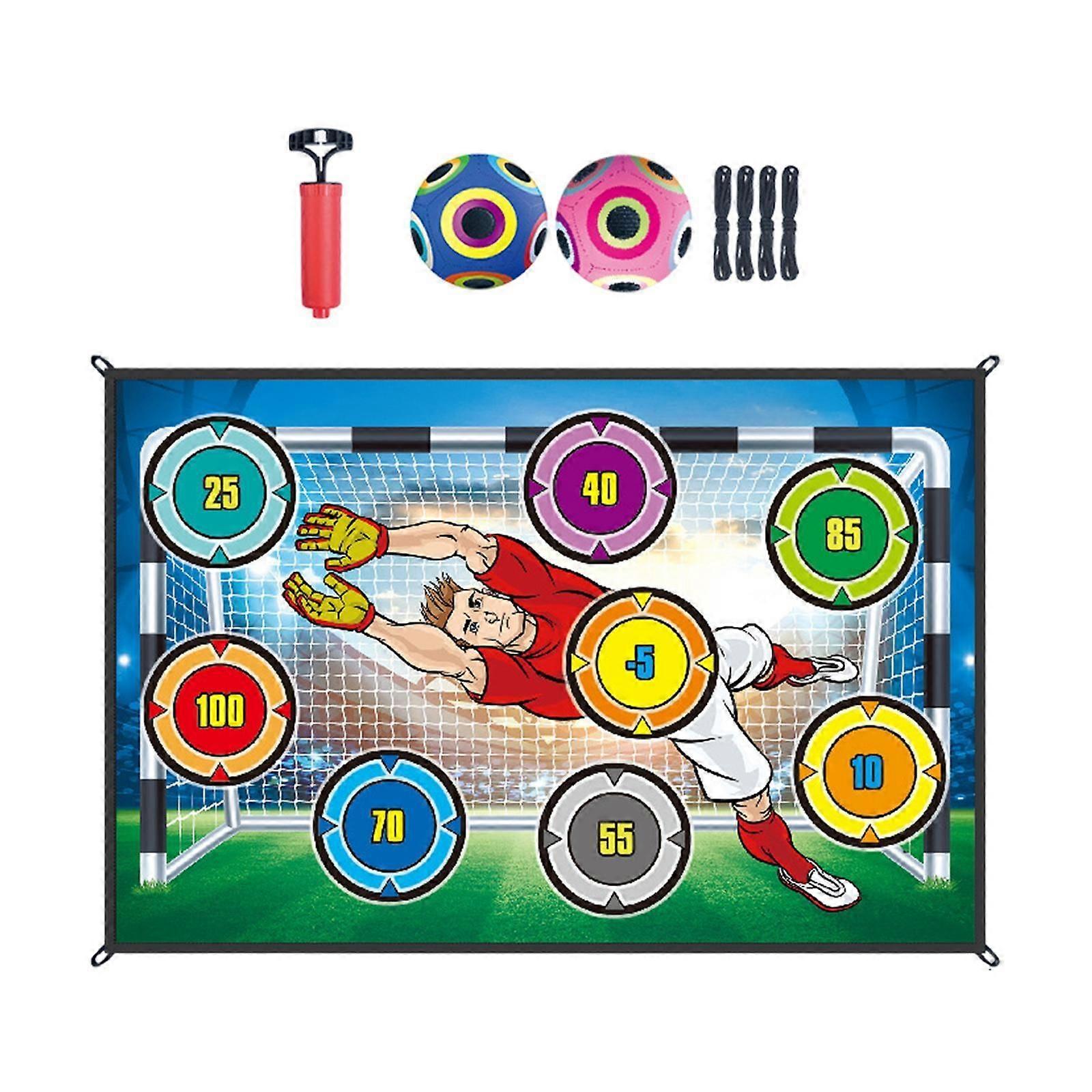 Soccer Ball Game Set Football Game Set Soccer Toys Target Toss Party Game Style A