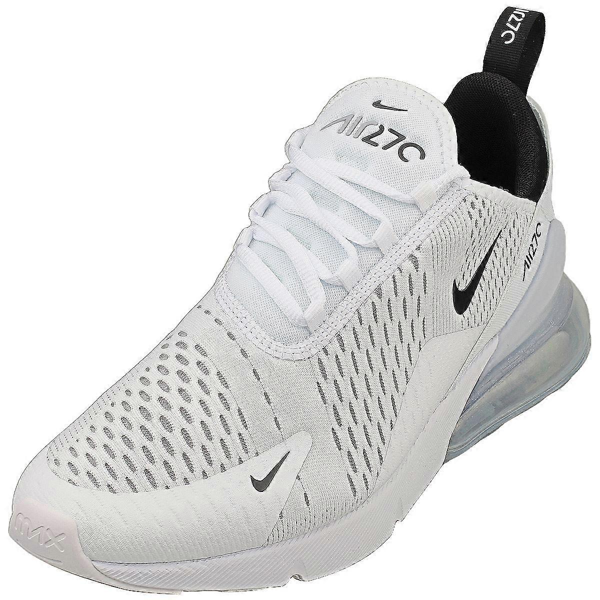 Nike Air Max 270 男士时尚运动鞋 白色 黑色