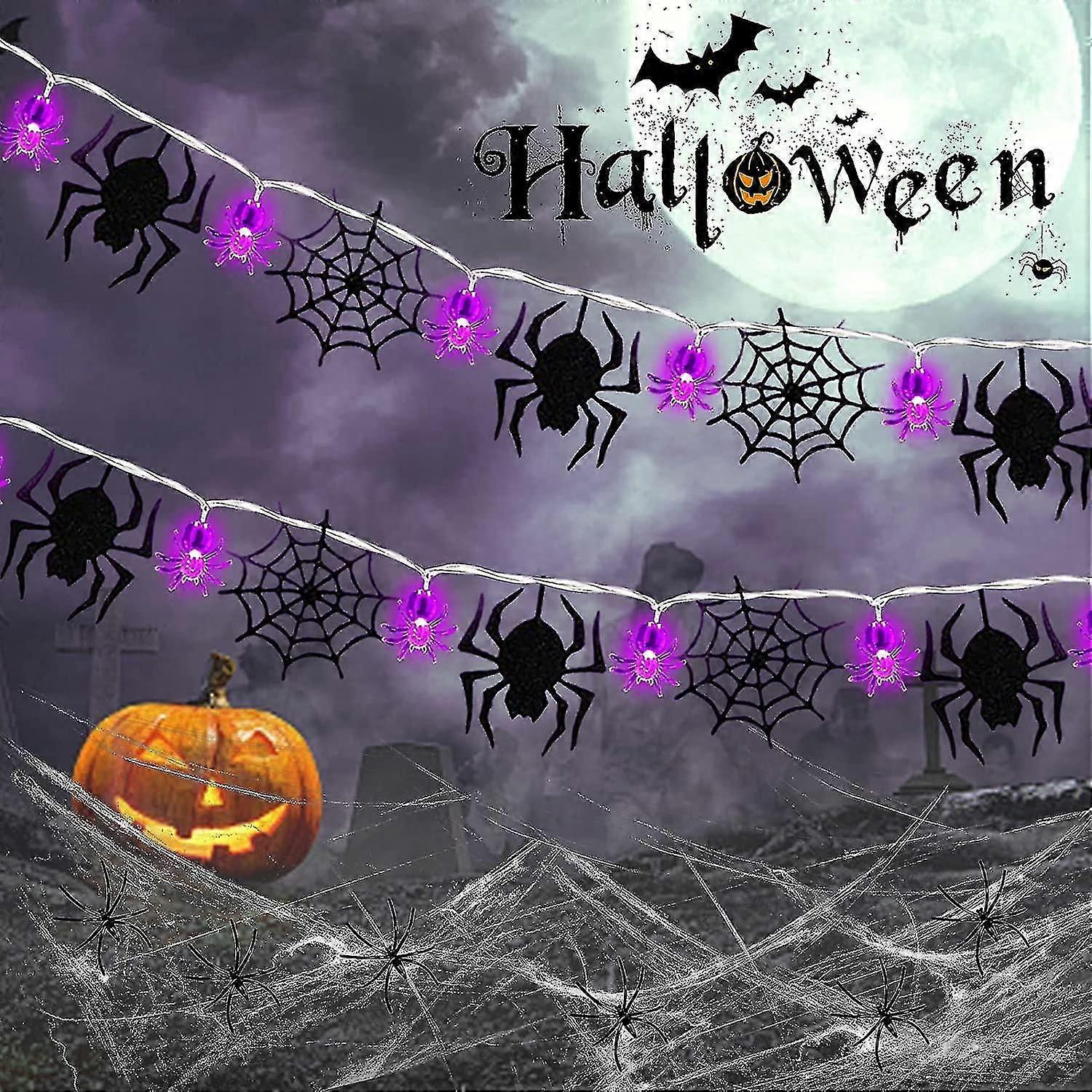 Halloween Spider String Lichter